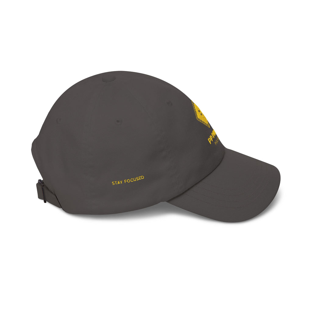 Classic Dad Cap — Minimal Light Brown Low-Profile Hat with Gold Diamond Logo