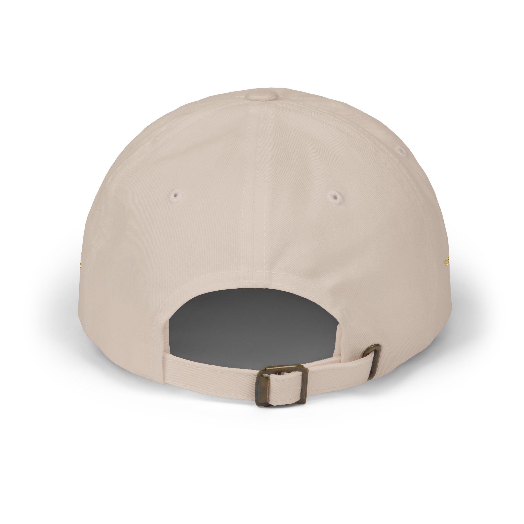 Classic Dad Cap — Minimal Light Brown Low-Profile Hat with Gold Diamond Logo