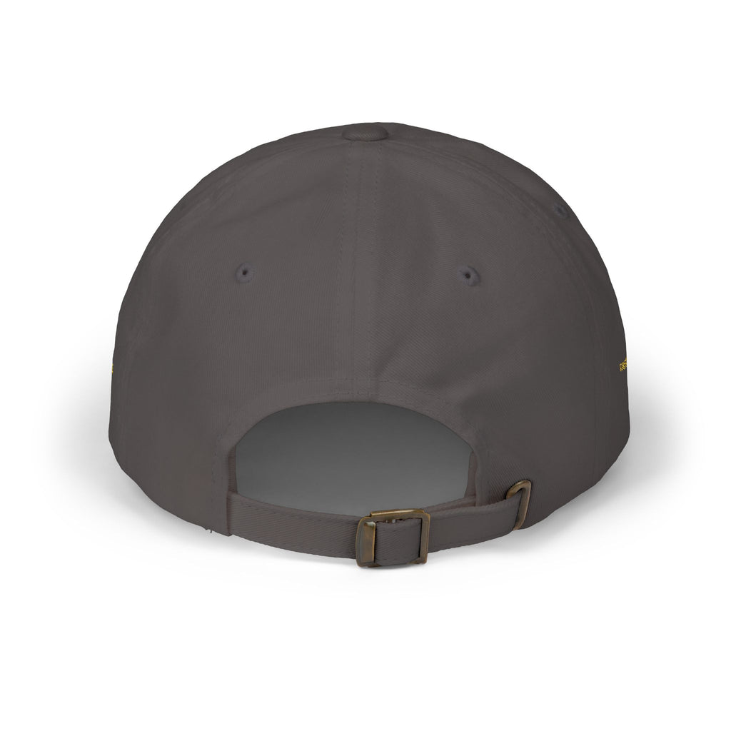 Classic Dad Cap — Minimal Light Brown Low-Profile Hat with Gold Diamond Logo