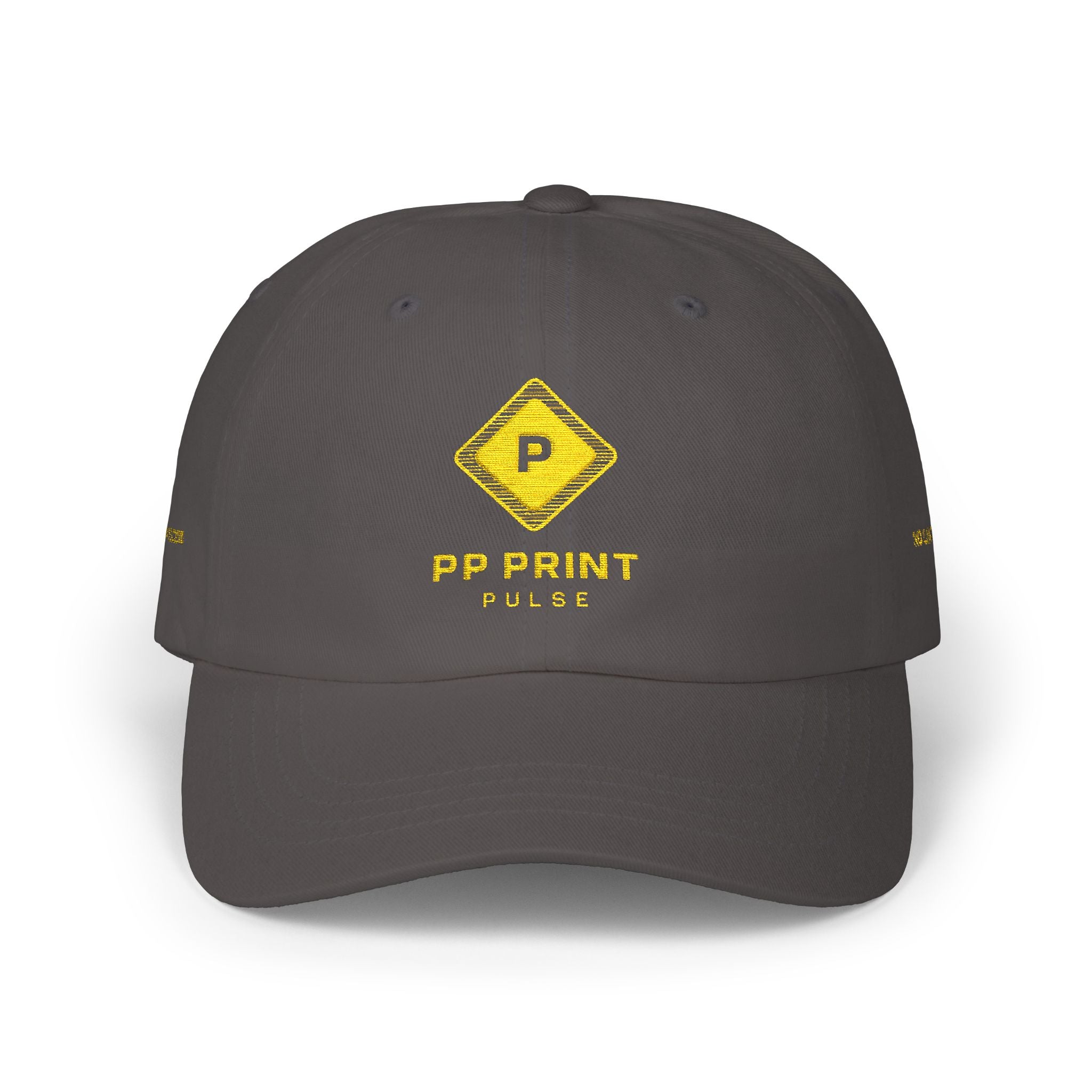 Classic Dad Cap — Minimal Light Brown Low-Profile Hat with Gold Diamond Logo