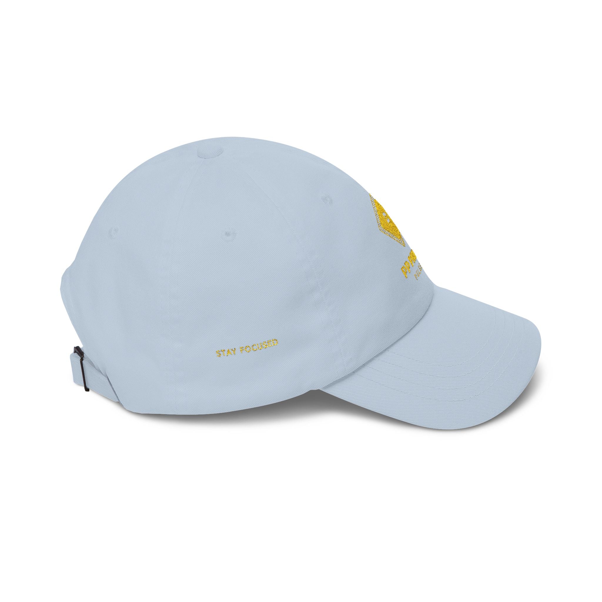 Classic Dad Cap — Minimal Light Brown Low-Profile Hat with Gold Diamond Logo